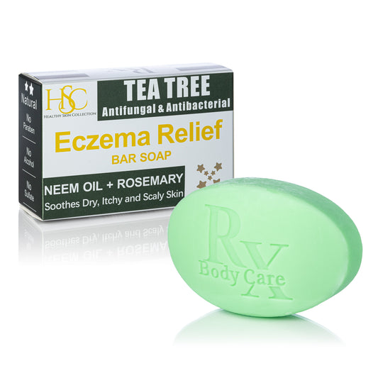 Tea Tree Acne and Rash Relief Bar Soap - Itch /Eczema Relief 4.0 0z